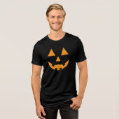 T-shirt En Tri-matière Halloween drôle jack o' lanterne citrouille (Recto plein)