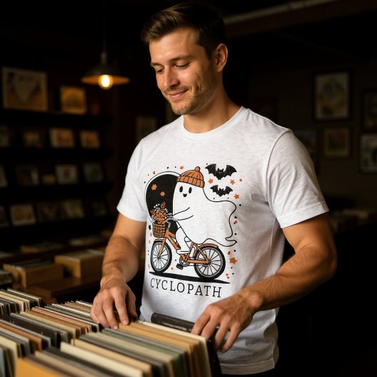 T-shirt En Tri-matière Halloween Funny Ghost Cyclopath
