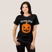 T-shirt En Tri-matière Halloween Hallow-Queen Jack-O-Lantern Custom (Recto plein)