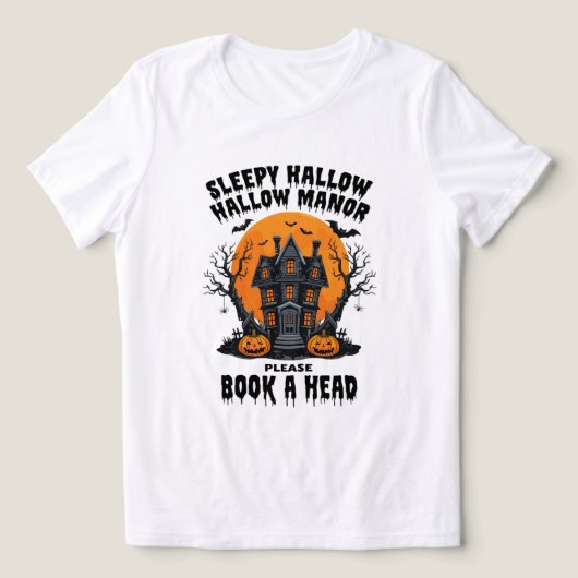 T-shirt En Tri-matière Halloween Hantée Maison Hantée Halloween Sleepy (Design Recto)