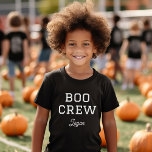 T-shirt En Tri-matière Halloween monogramme de l'équipage de bateau<br><div class="desc">Gardez-le mignon et simple cette saison éffrayante avec cette chemise pour enfants Halloween monogrammée! Avec un design minimaliste "Boo Crew", vous pouvez le personnaliser avec le nom de votre enfant et choisir parmi des t-shirts, des sweatshirts ou des costumes pour bébé, parfaits pour les enfants de tous âges. Idéal pour...</div>