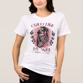 T-shirt En Tri-matière Halloween Skeleton Coffee Lover Drôle (Recto)