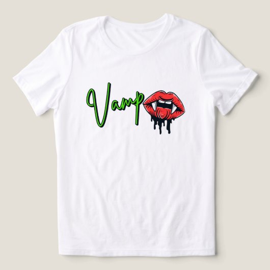 T-shirt En Tri-matière Halloween Vamp Shirt for Ladies (Design Recto)
