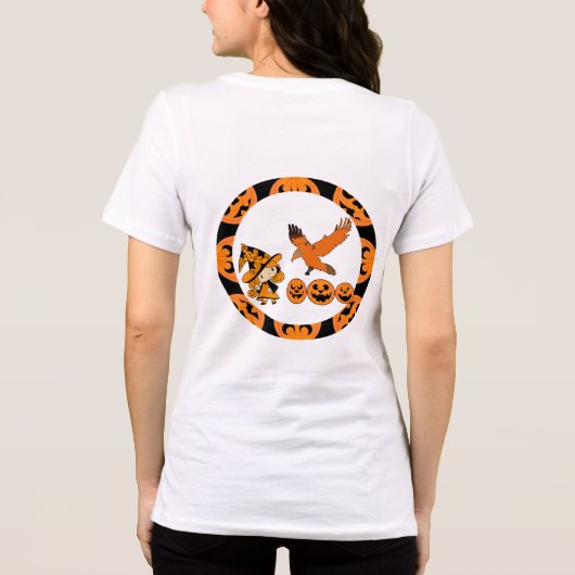 T-shirt En Tri-matière Halloween Witch Bash Jack-o'-lantern Anniversaire (Verso)