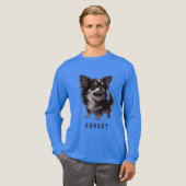 T-shirt En Tri-matière Hangry Chihuahua - Funny Aggressive angresse (Recto complet)