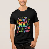 T-shirt En Tri-matière Happy 100th Day of Kindergarten (Recto)
