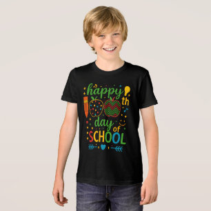 T-shirt En Tri-matière Happy 100th Day of School – Fun & Colorful