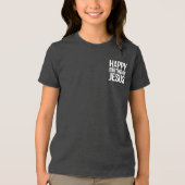 T-shirt En Tri-matière Happy Birthday Jesus Celebration Apparel for All (Recto)