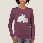 T-shirt En Tri-matière Happy Easter Bunny and Eggs  (Recto)