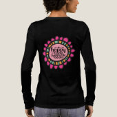 T-shirt En Tri-matière Happy Mind Happy Life Motivational Design graphiqu (Verso)