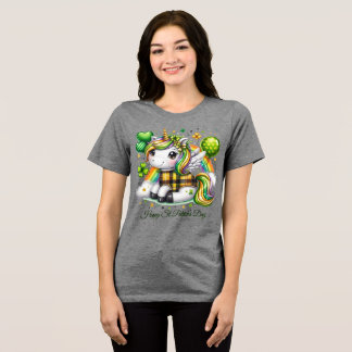 T-shirt En Tri-matière Happy St. Patrick’s femmes