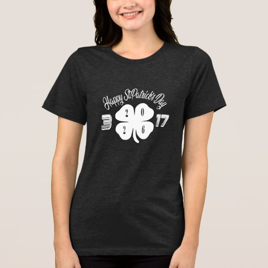 T-shirt En Tri-matière Happy St Patricks Day 2026 (Recto)