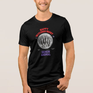 T-shirt En Tri-matière happy witches night demon animal