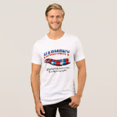 T-SHIRT EN TRI-MATIÈRE HARMONIE (Recto plein)