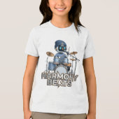 T-shirt En Tri-matière Harmony Beats – Zedoura Batteur (Recto)