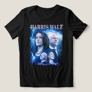 T-shirt En Tri-matière Harris Walz 2024 Retro 90s Style