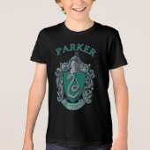T-shirt En Tri-matière Harry Potter | Blason de Serpentard Vert (Recto)