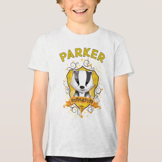 T-shirt En Tri-matière Harry Potter | Charming HUFFLEPUFF™ Crest (Recto)