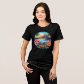 T-shirt En Tri-matière Hawaii Aloha Beach Fleurs tropicales Art de Voyage (Recto plein)