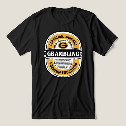 T-shirt En Tri-matière HBCU_Heineken-Tshirt_GRAMBLING (Design Recto)