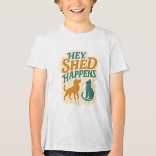 T-shirt En Tri-matière Hé, ça arrive : l'humour des poils d'animaux