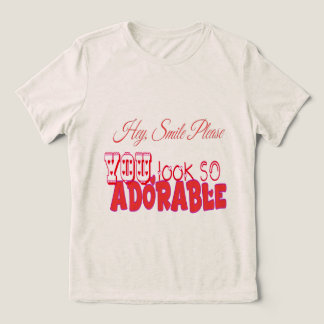 T-shirt En Tri-matière Hé, souriez s'il vous plaît