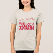 T-shirt En Tri-matière Hé, souriez s'il vous plaît (Recto)