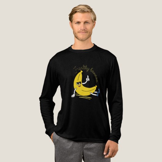 T-shirt En Tri-matière Healthy Banana Mood  (Recto complet)