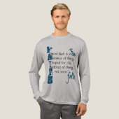 T-shirt En Tri-matière Hébreux Passage 11:1 (Recto complet)