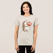 T-shirt En Tri-matière Hedgehog Apple Heart (Recto plein)