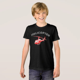 T-shirt En Tri-matière Hélicoptère pour garçons d'été