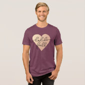 T-shirt En Tri-matière Hello Fall Love Heart (Recto plein)
