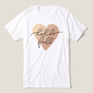 T-shirt En Tri-matière Hello Fall Love Heart