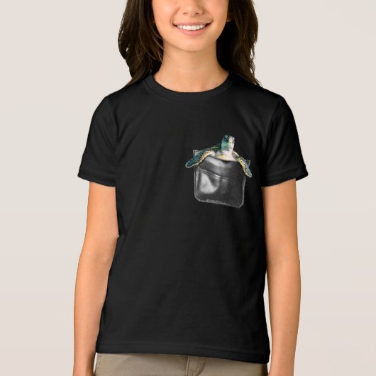 T-shirt En Tri-matière Hello Little Turtle (Recto)