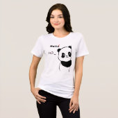 T-shirt En Tri-matière Hello Panda Love (Recto plein)