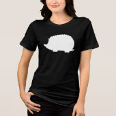 T-shirt En Tri-matière Hérisson blanc (Recto)