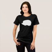 T-shirt En Tri-matière Hérisson blanc (Recto plein)