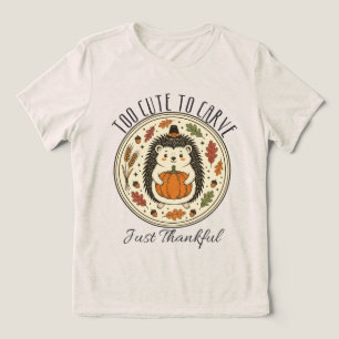 T-shirt En Tri-matière Hérisson de Thanksgiving