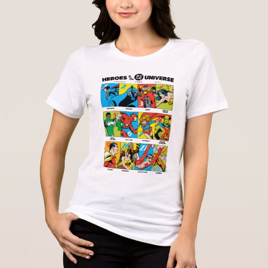 T-shirt En Tri-matière Heroes of the DC™ Universe (Recto)