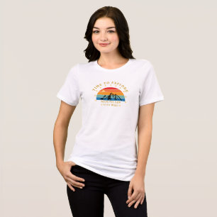T-shirt En Tri-matière Heure pour explorer Mountain Shirt - Retro Randonn