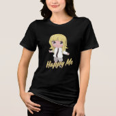 T-shirt En Tri-matière Heureux moi Chibi-Anime (Recto)