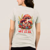 T-shirt En Tri-matière Hippy Boho Mushroom – 60s 70s Fashion (Verso)