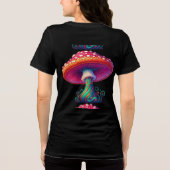 T-shirt En Tri-matière Hippy Boho Mushroom – 60s 70s Fashion (Verso)