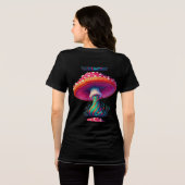 T-shirt En Tri-matière Hippy Boho Mushroom – 60s 70s Fashion (Verso intégral)