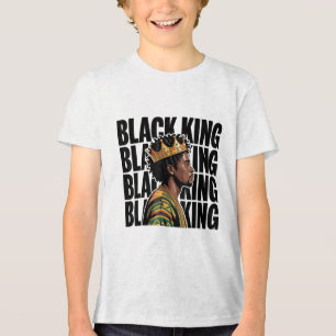 T-shirt En Tri-matière Histoire noire Homme noir roi père Afro Melanin ho