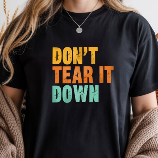 T-shirt En Tri-matière Historic Preservation, Old Building Hugger