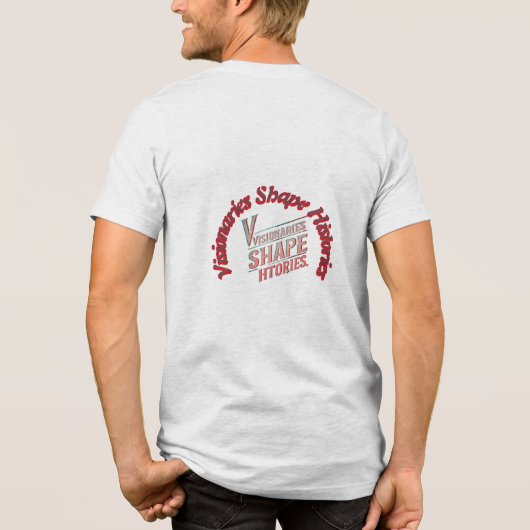 T-shirt En Tri-matière Historiques des formes des visionnaires (Verso)