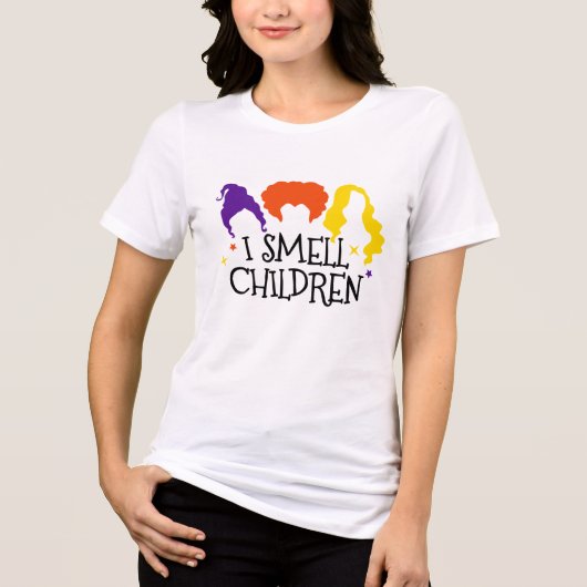 T-shirt En Tri-matière Hocus Pocus Sorcière Je Sens Enfants (Recto)