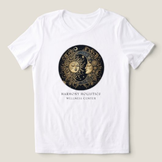T-shirt En Tri-matière Holistic Sun moon Stars Business (Design Recto)