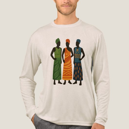 T-shirt En Tri-matière Hommes africains (Recto)